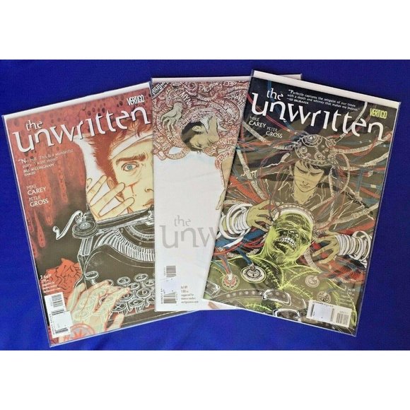 Other - The Unwritten Numbers 1 2 3 Vertigo‎ Mike Carey Peter Gross 2009 Back Issues